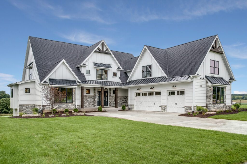Spacious country home with garage